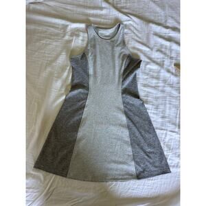 Outdoor Voices Athena Dress Gray Dove Paneled Workout Dress Size M